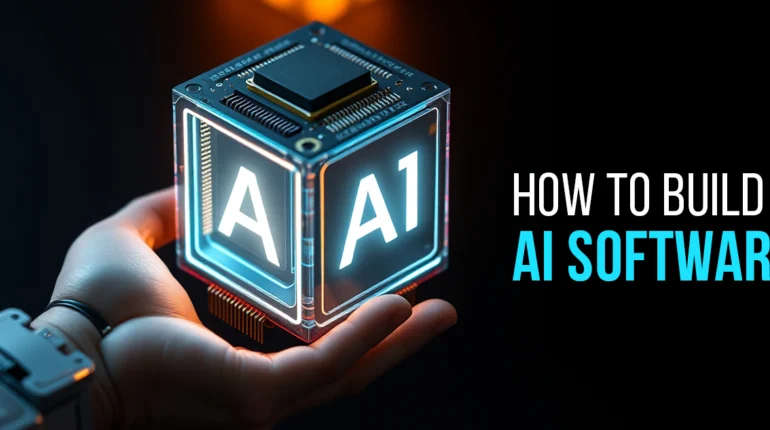 how to build an AI software